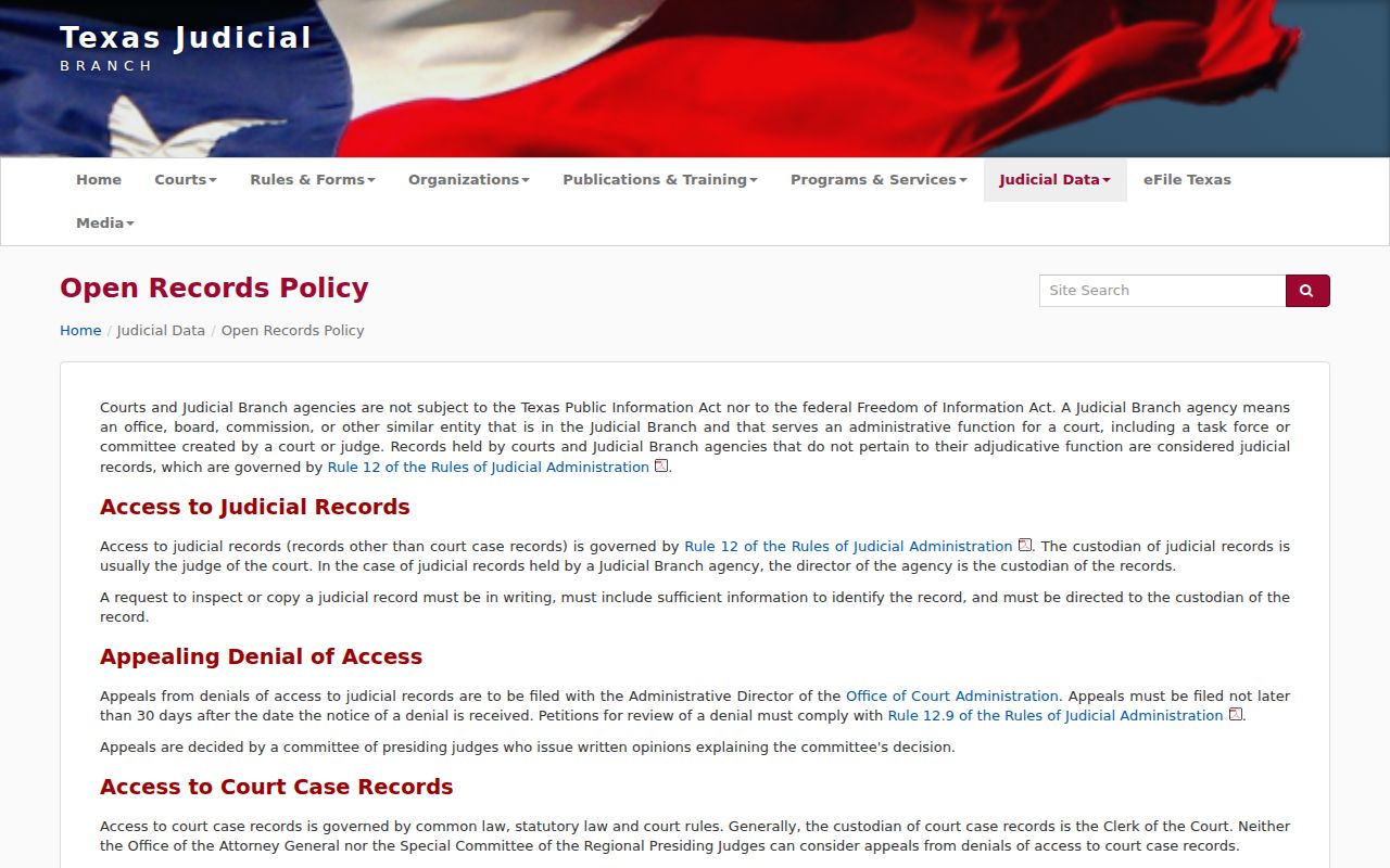 Wilson County court records Rule 12 policy